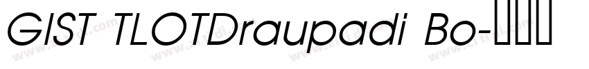 GIST TLOTDraupadi Bo字体转换